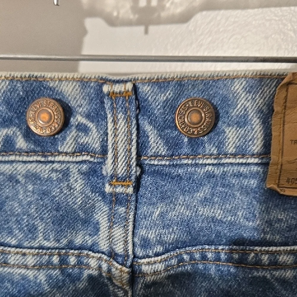 🏠 Vintage Levi's Orange Tab Acid Wash Denim Jeans Size 34X32. (40552 0209)